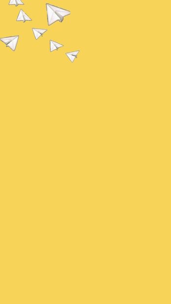 iPhone Yellow Aesthetic Background.