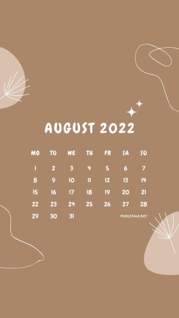 1080x1920 August 2022 Calendar iPhone HD Wallpaper.