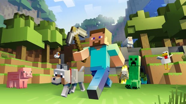 1920x1080 Minecraft Background HD.