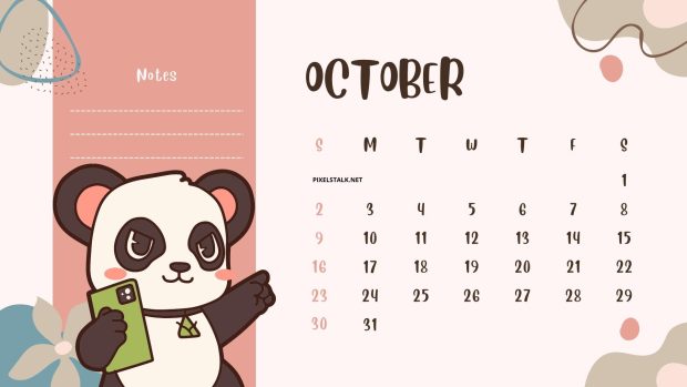 1920x1080 October 2022 Calendar Wallpaper HD.