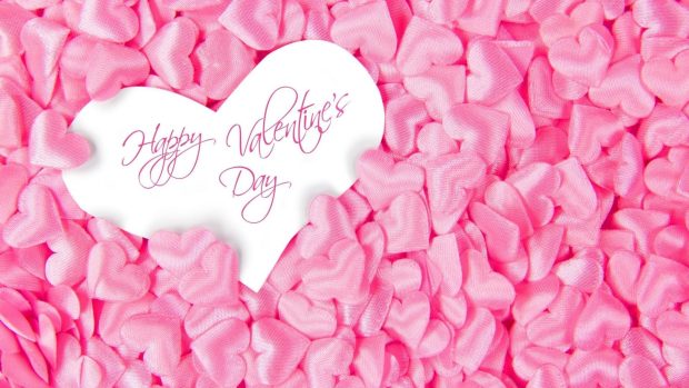 1920x1080 Pink Valentines day background.