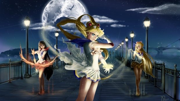 1920x1080 Sailor Moon Background HD.