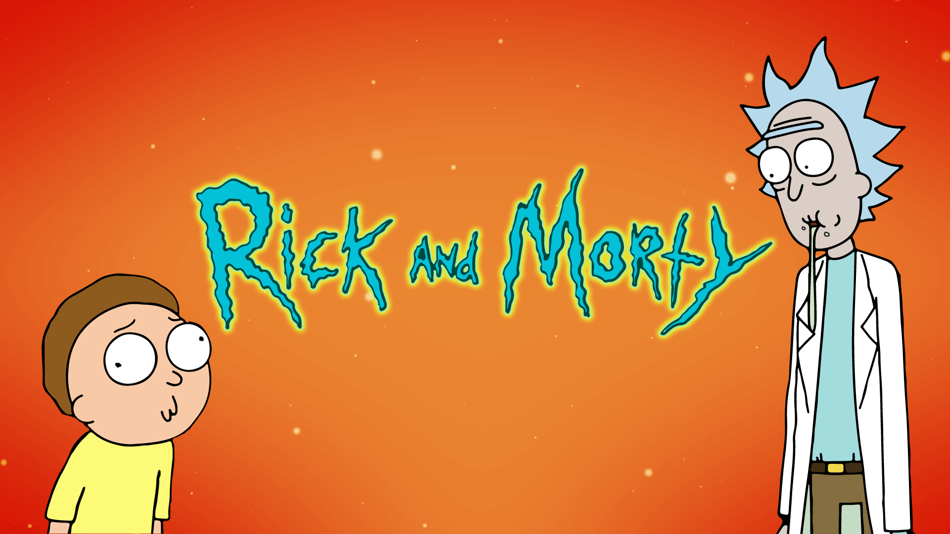Rick and Morty Half Body 4K tải xuống hình nền