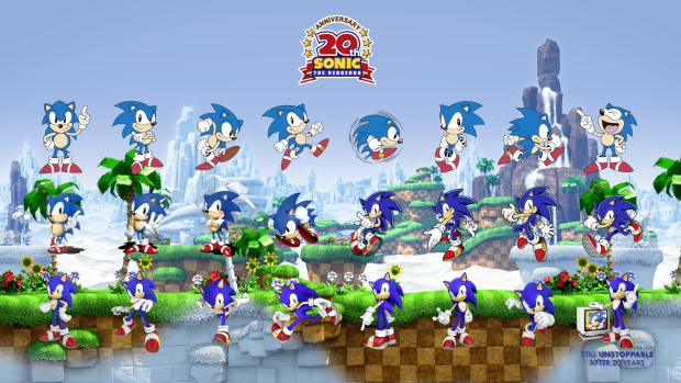20th Sonic Mania Background.