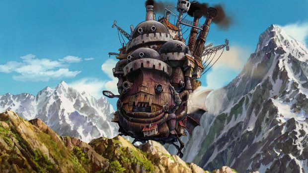 2560x1440 Howls Moving Castle Wallpaper HD.