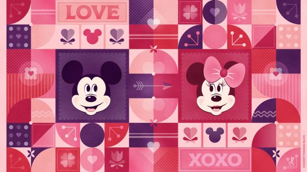 2560x1440 Mickey Mouse & Minnie Mouse.