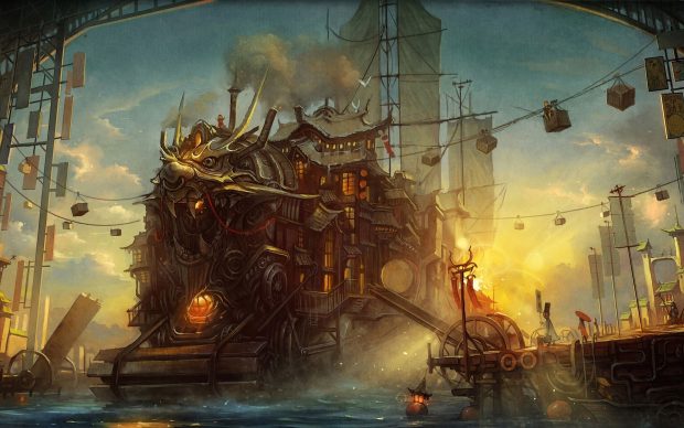 2560x1600 Steampunk Wallpaper HD.