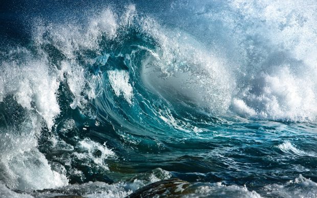 2560x1600 Wave Wallpaper HD.