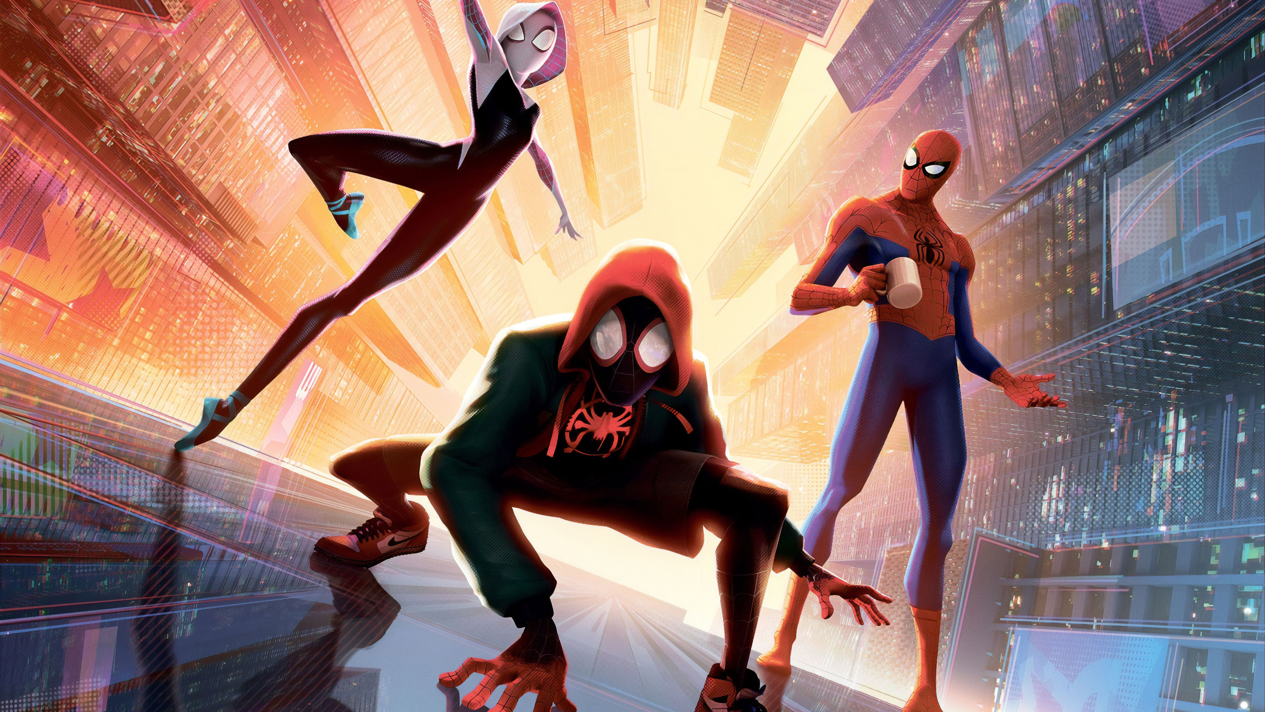 Spiderman Into The Spider Verse 4K Ultra HD Mobile Wallpaper