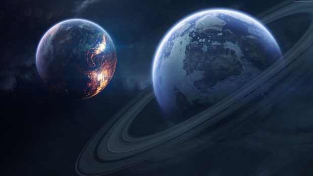 3840x2160 Planets Wallpaper HD.