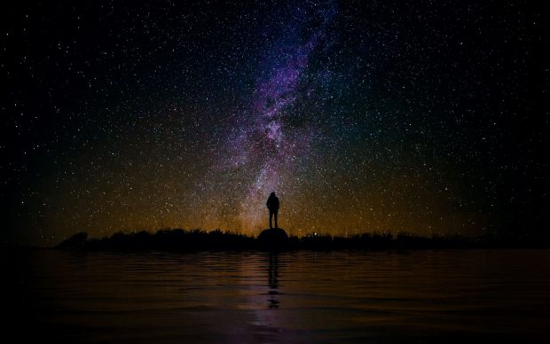 3840x2400 Night Sky Background HD.