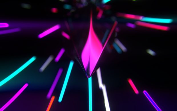 3D Beautiful Neon Wallpaper.