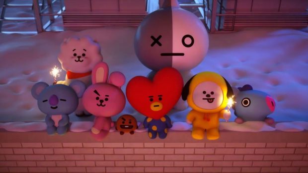 3D Cute Bt21 Wallpaper HD.