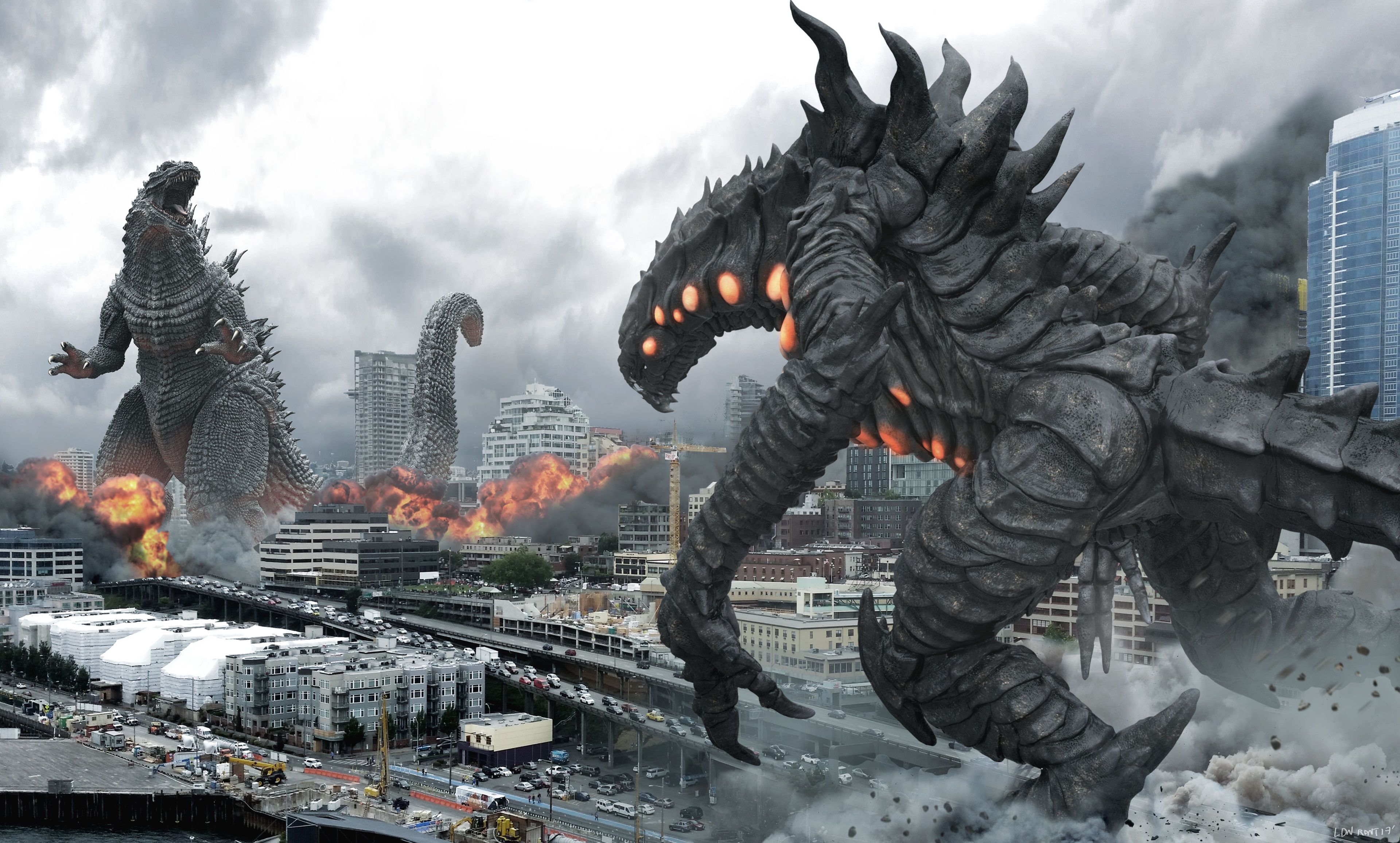 Godzilla HD Wallpapers and 4K Backgrounds  Wallpapers Den