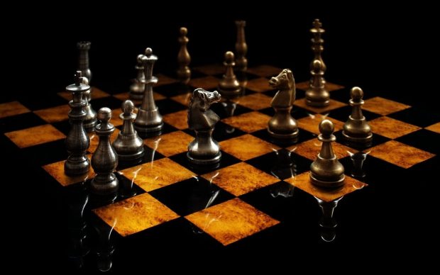 3D HD Wallpaper Chess.