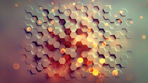 3D Hexagon Wallpaper HD.