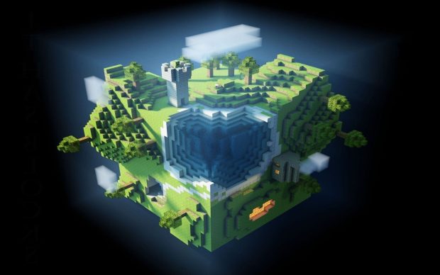 3D Minecraft Backgrounds HD.