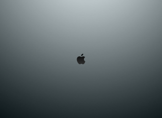 4K Apple Backgrounds Dark Grey.