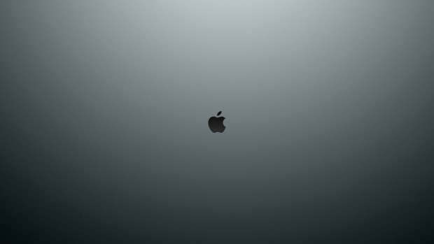 4K Apple Backgrounds Dark Grey.