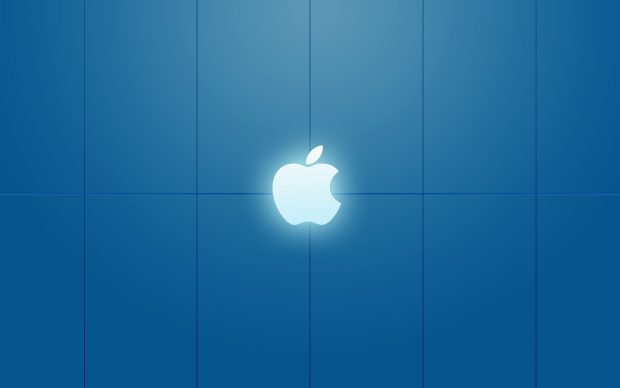 4K Apple Backgrounds Light Blue.