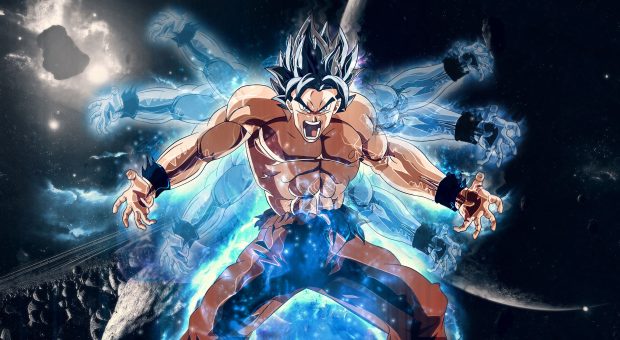 4K Cool Goku Background.