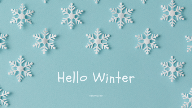 4K Hello Winter Wallpaper.