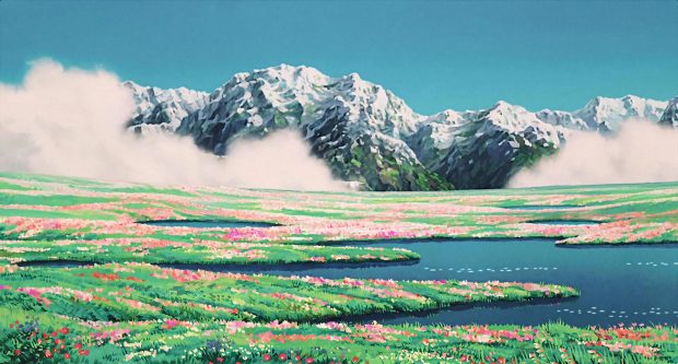 4K Howls Moving Castle Wallpaper HD.