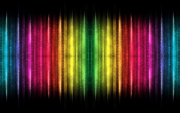 4K Neon Rainbow Wallpaper HD.