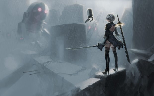 4K Nier Automata Wallpaper HD.