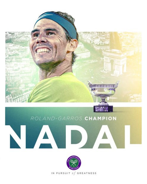 4K Rafael Nadal Roland Garros 2022 Champions Wallpaper HD.
