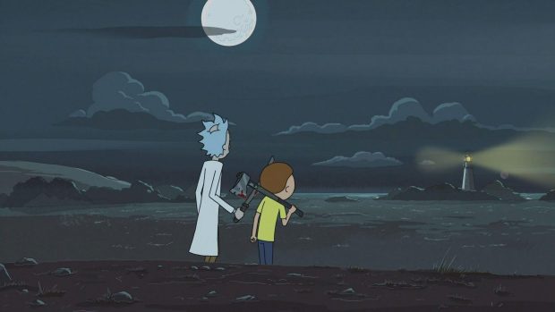 4K Rick And Morty Background.