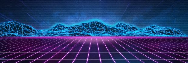 4K Vaporwave HD Wallpaper.