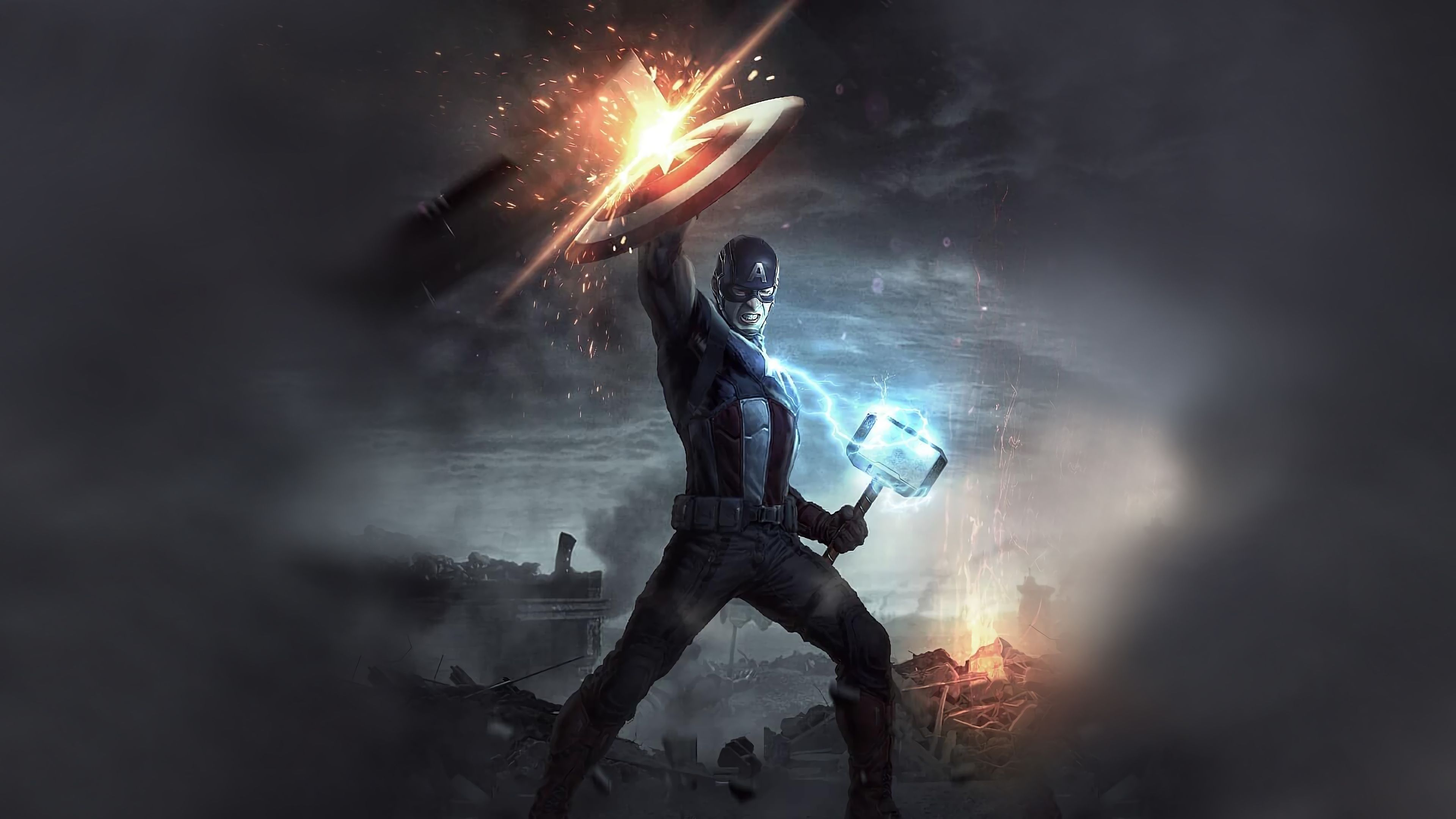 Các fan của Captain America không thể bỏ qua bức hình nền 4K này. Với chất lượng cao và độ phân giải rõ nét, chiếc máy tính của bạn sẽ trở nên sống động hơn với hình ảnh siêu anh hùng này. Tải ngay miễn phí trên PixelsTalk.Net.
