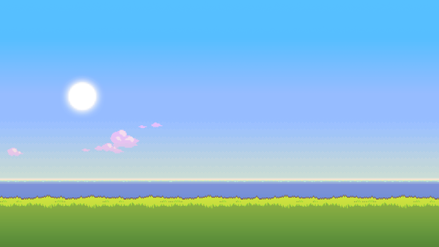 8 Bit Wide Screen Wallpaper.