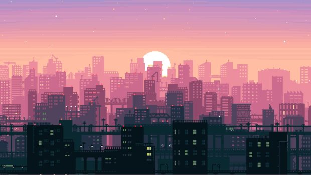 8 Bit Wide Screen Wallpaper HD.