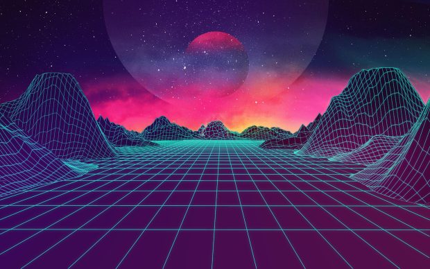 80s Aesthetic Wallpaper HD.