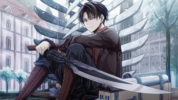 AOT Levi Ackerman Wallpaper HD.