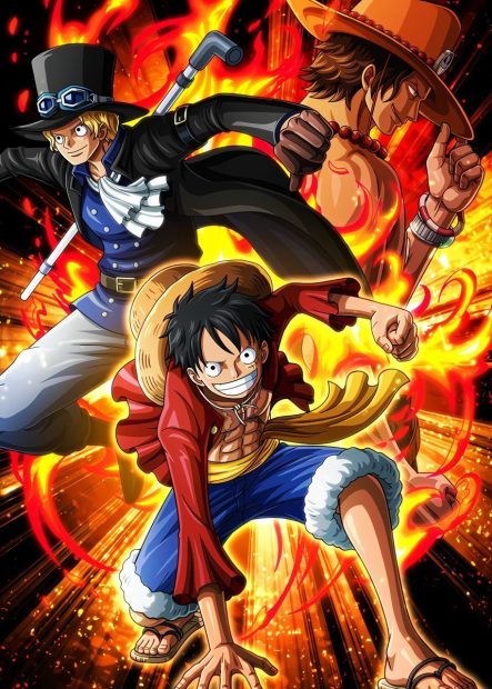 ASL Ace Sabo Luffy One Piece Wallpaper HD.