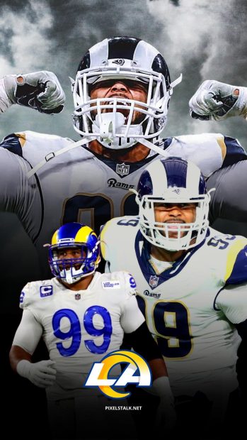 Aaron Donald Background for Mobile.