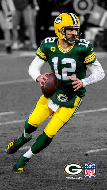 Aaron Rodgers Background for Mobile.