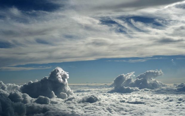 Above Cloud Background.