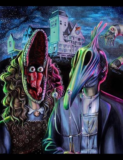 Abstract Beetlejuice Wallpaper HD.