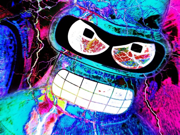 Abstract Futurama Wallpaper HD.
