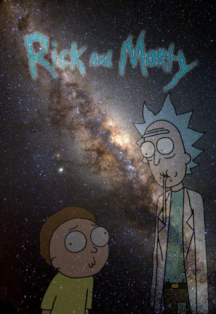 Abstract Rick And Morty Phone Wallpaper HD.