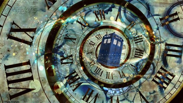 Abstract Tardis Wallpaper HD.