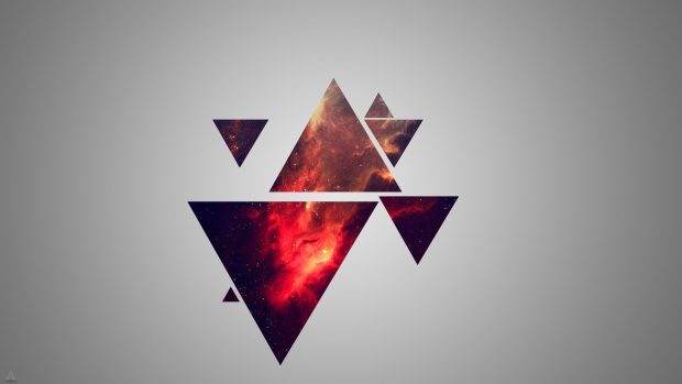 Abstract Triangle Wallpaper HD.