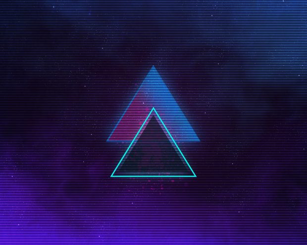 Aesthetic 80s Background HD.