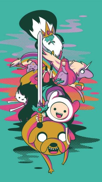 Aesthetic Adventure Time Wallpaper HD Phone.