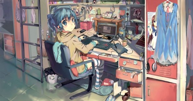 Aesthetic Anime Bedroom Backgrounds for PC.
