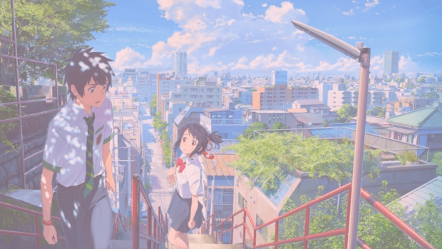 Aesthetic Anime Desktop Background.